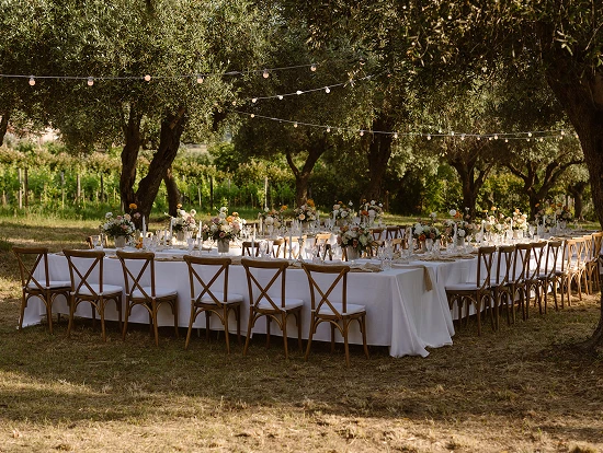 Villa Cetinale &mdash; Elevare i matrimoni toscani con sedie Chiavari dal design italiano