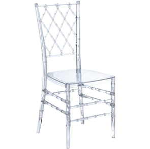 Resin Ghost Chair-Clear without Arms