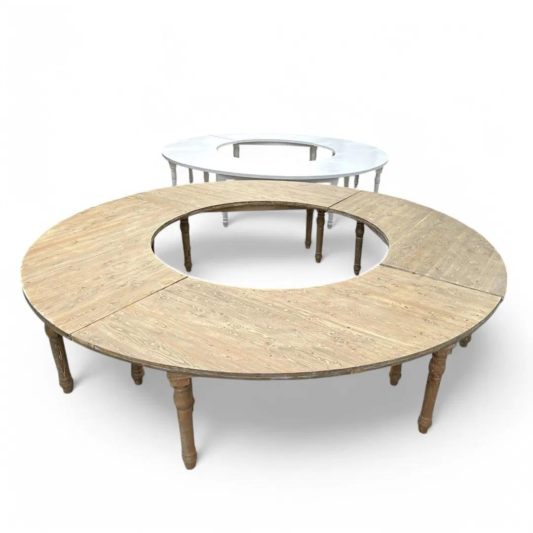 Curved Serpentine Wedding Dining Table