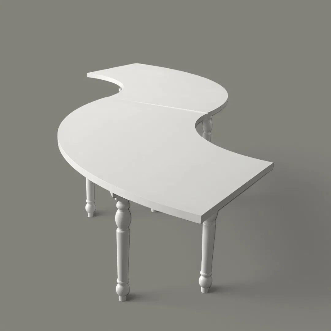 Curved Serpentine Wedding Dining Table