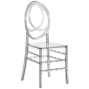 Resin Ghost Chair-Clear without Arms