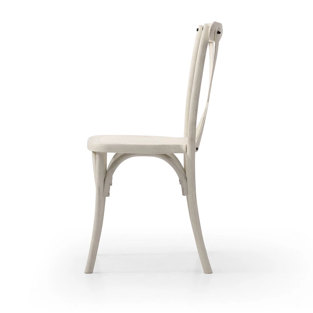 Sedia Cross Back in resina