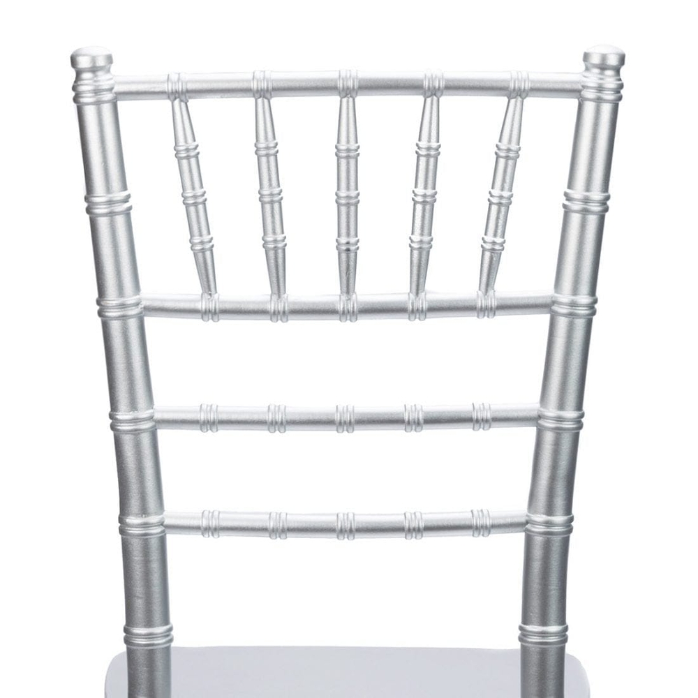 Silver Wood Stacking Chiavari Chair