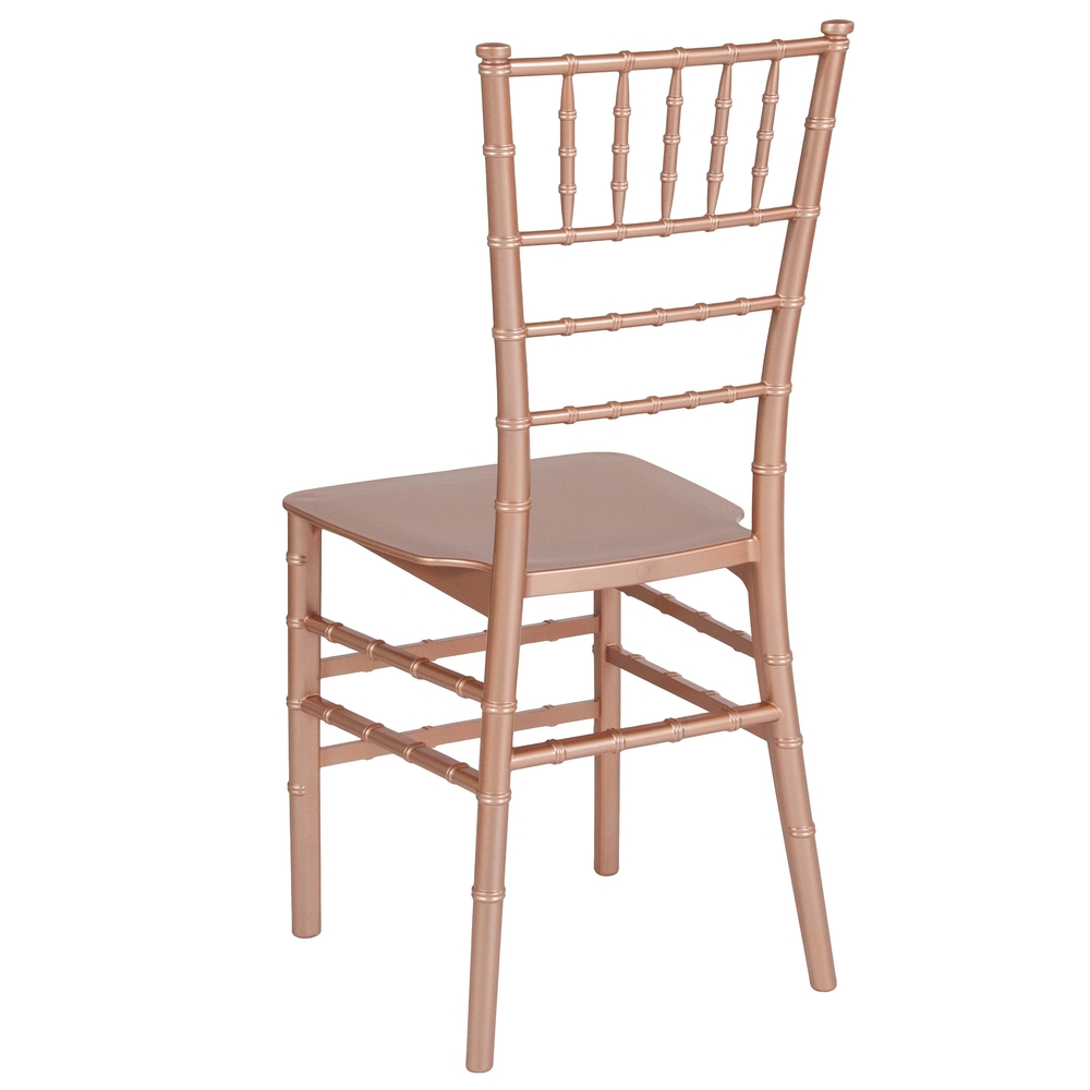Resin Chiavari Chair -Rose Gold