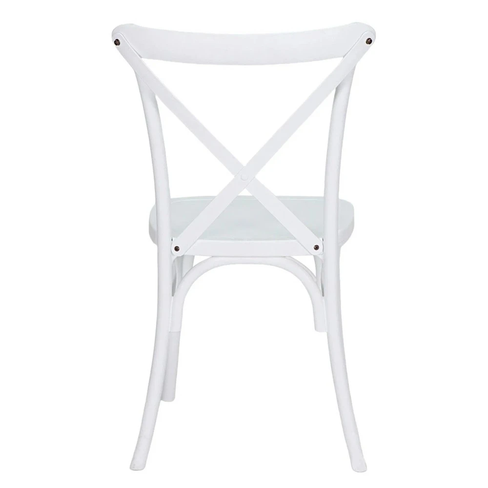 Sedia Cross Back in resina
