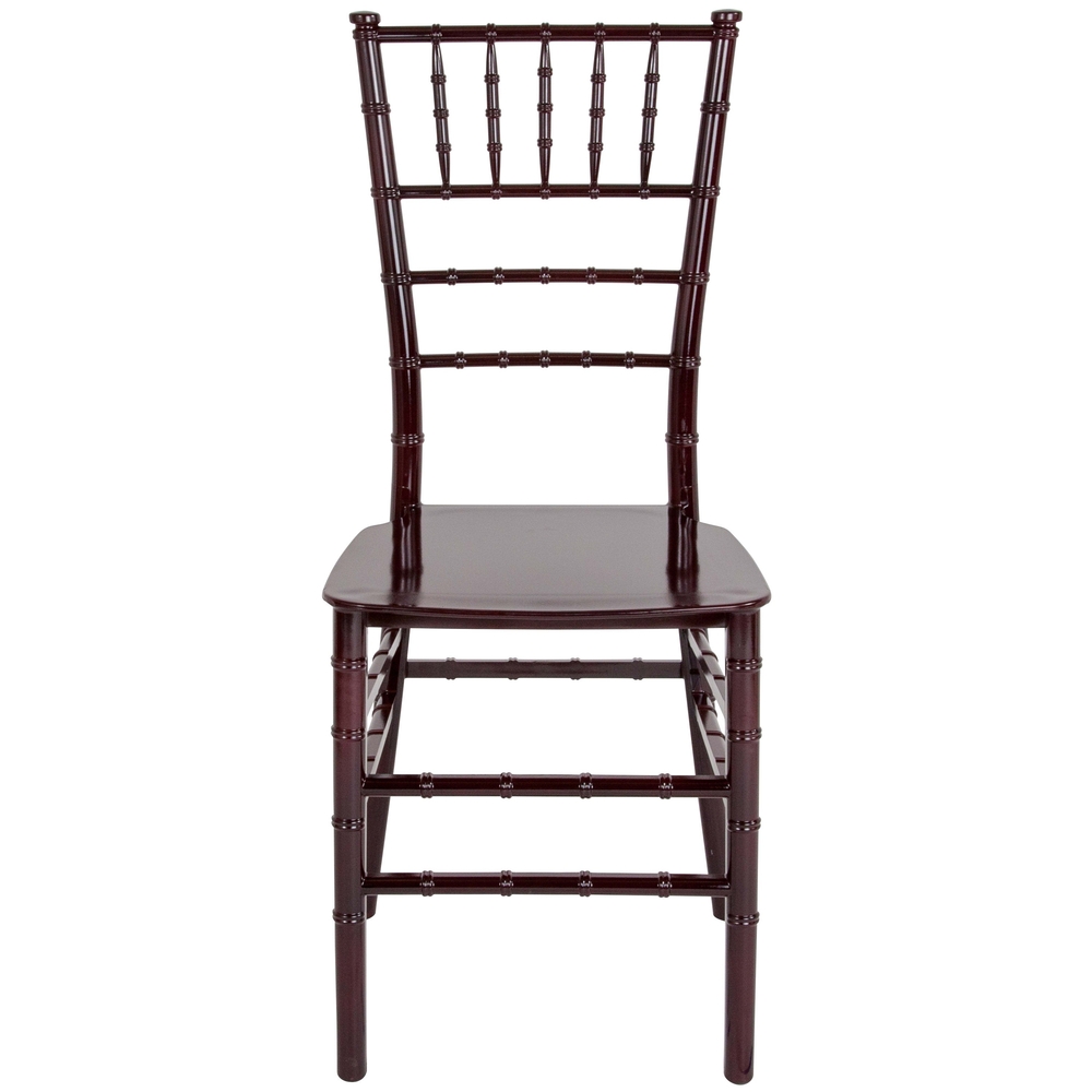 Resin Chiavari Chair -Mahogany