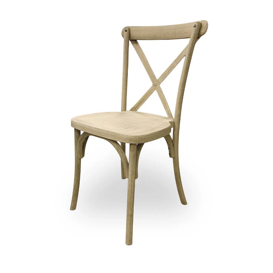 Sedia Cross Back in resina
