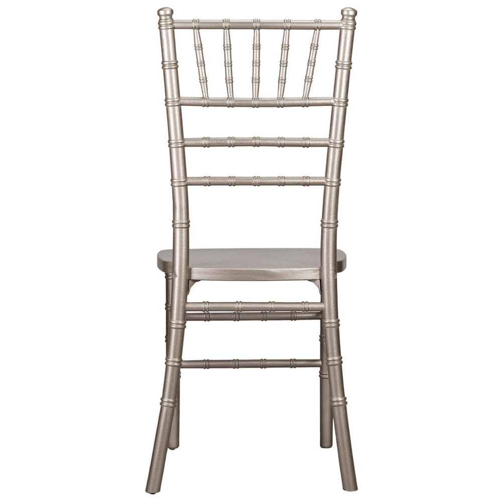 Silver Champagne Wood Chiavari Chair