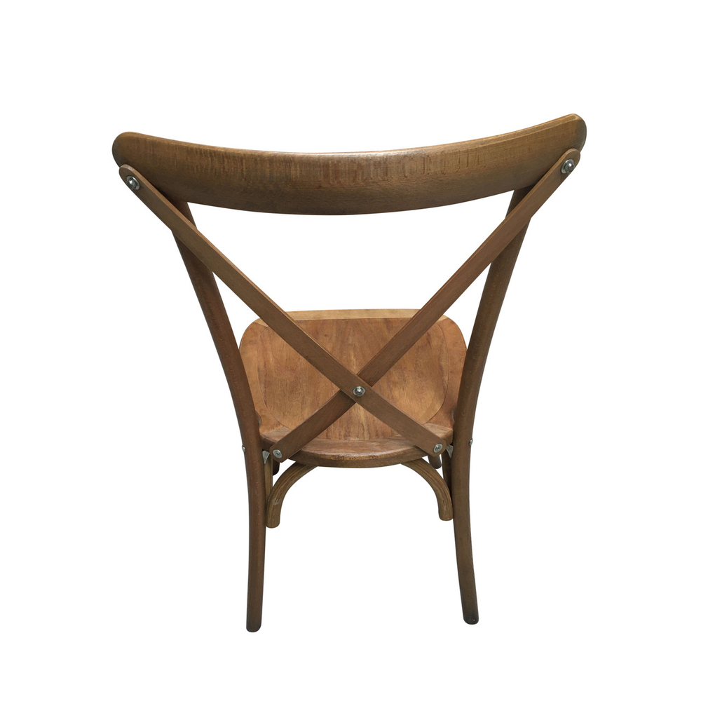 Crossback Stacking Chair-Oak