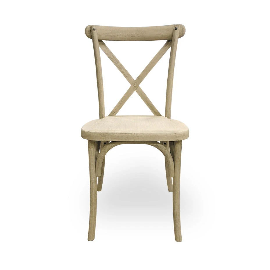 Sedia Cross Back in resina