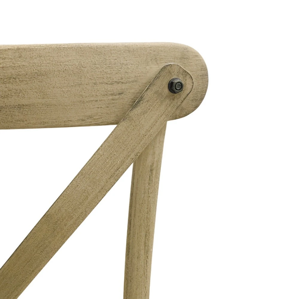 Sedia Cross Back in resina