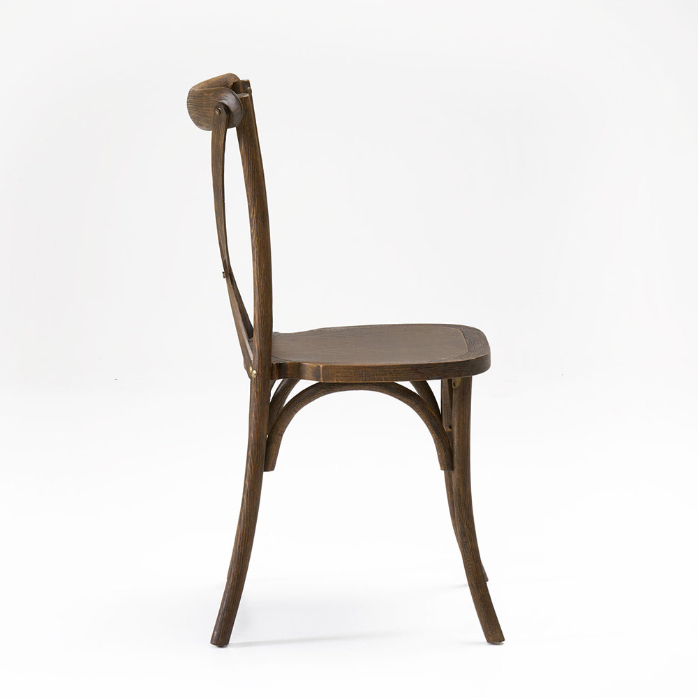 Wood Crossback Chair-Antique