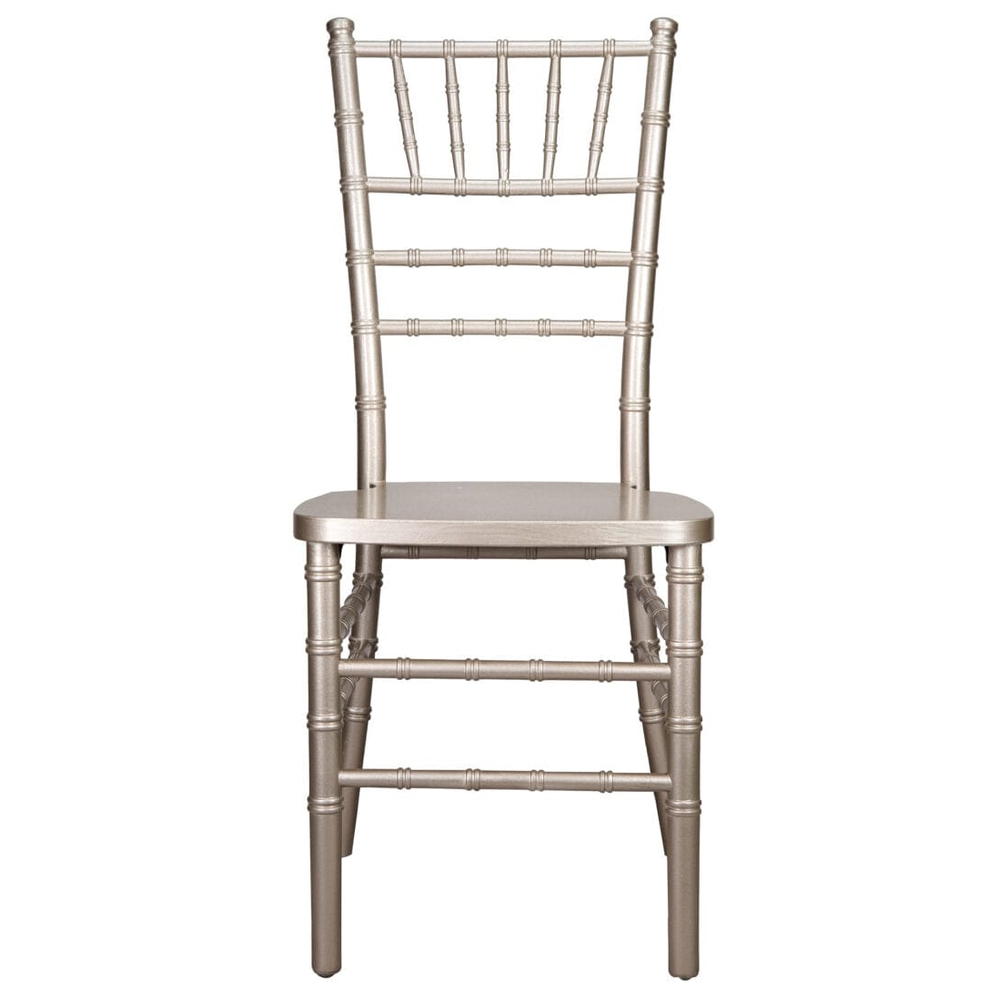 Silver Champagne Wood Chiavari Chair