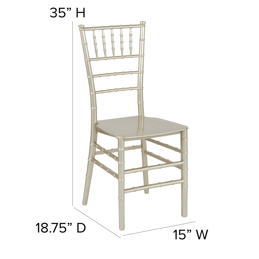 Resin Chiavari Chair &ndash; Champagne