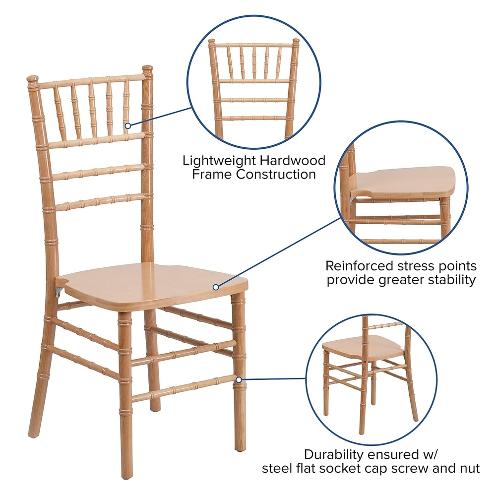 Natural Wood Chiavari Chair