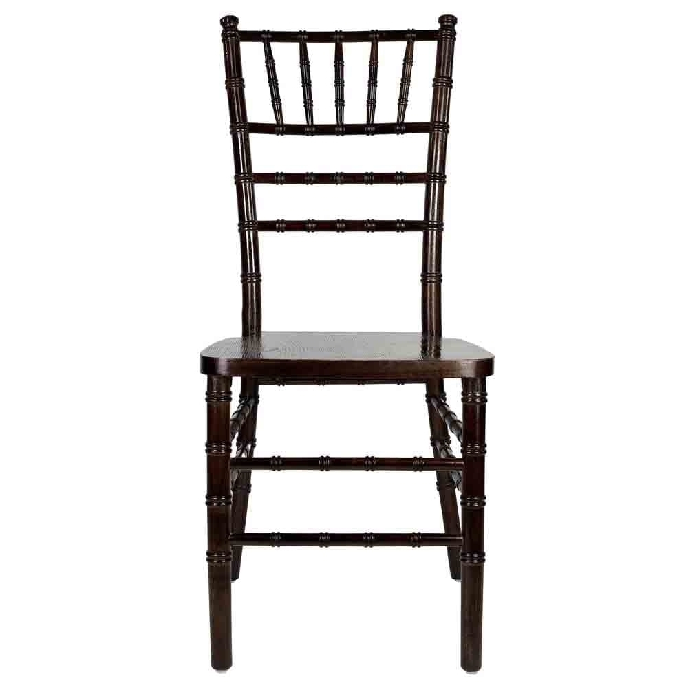Dark Brown Wood Chiavari Chair