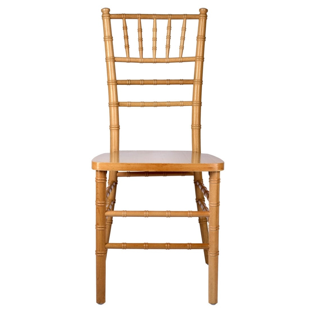 Dark Natural  Wood Chiavari Chair