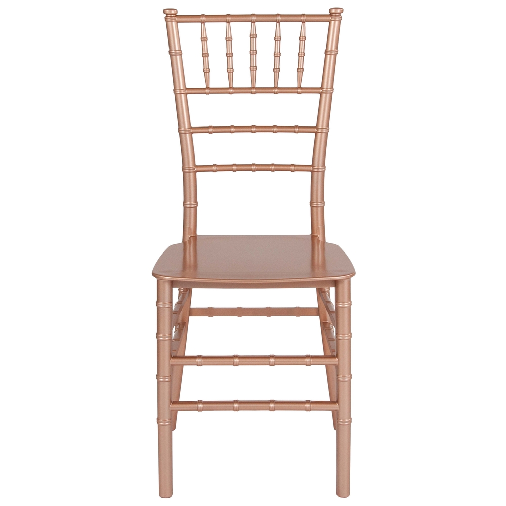 Resin Chiavari Chair -Rose Gold