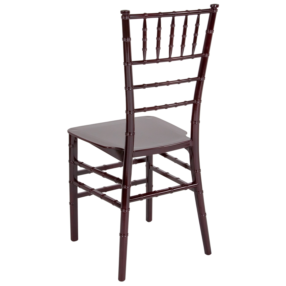 Resin Chiavari Chair -Mahogany