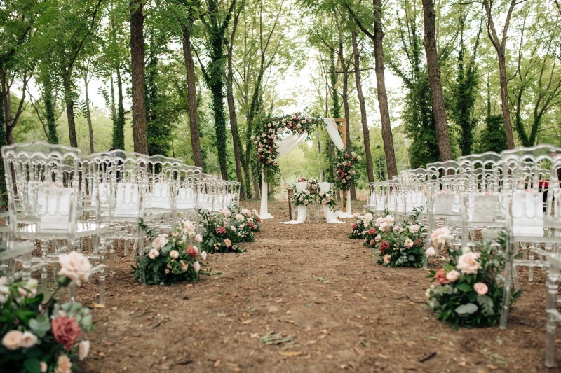 Starry Courtyard – Minimalist Light Luxury Outdoor Wedding Dinner