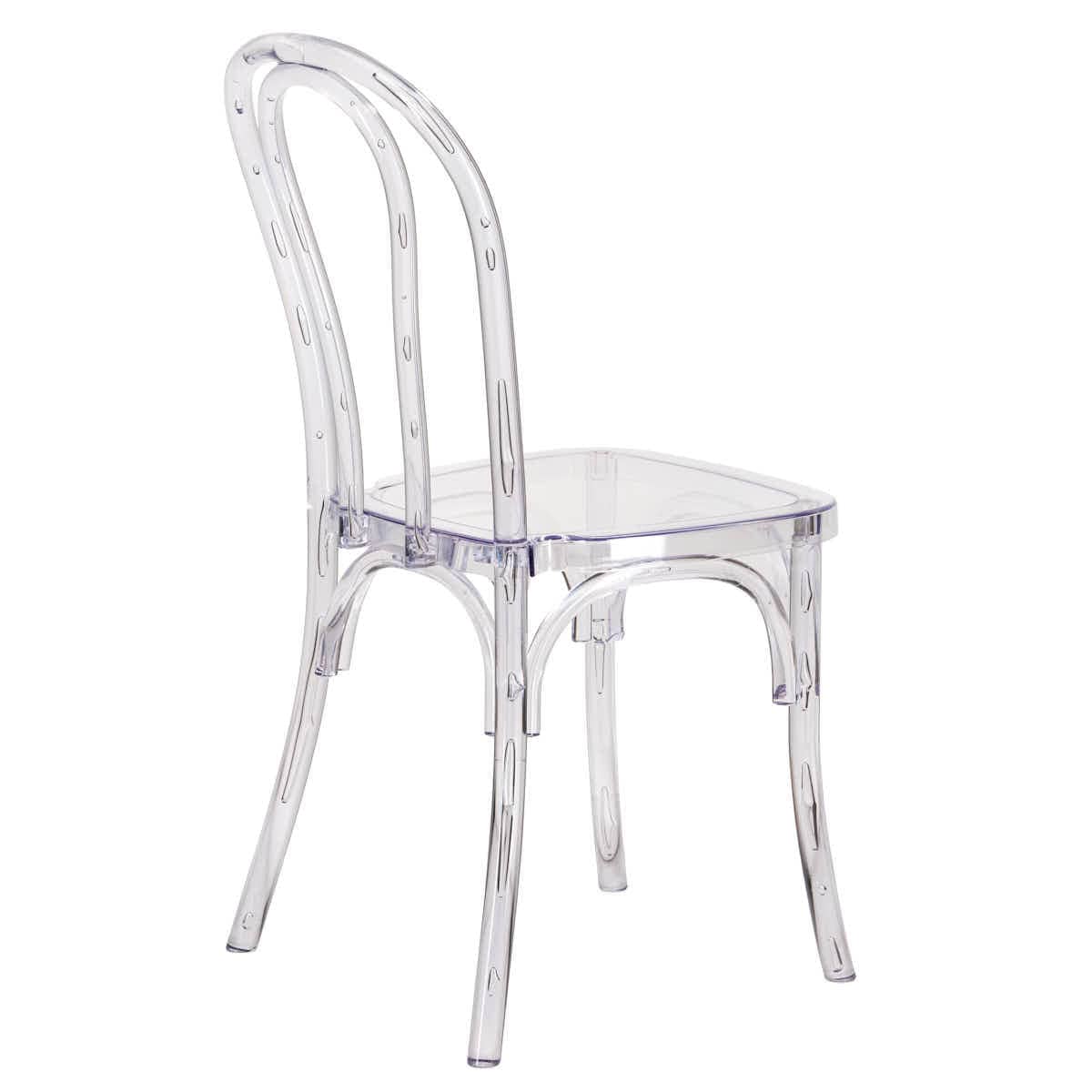 Clear Resin Bentwood Chair