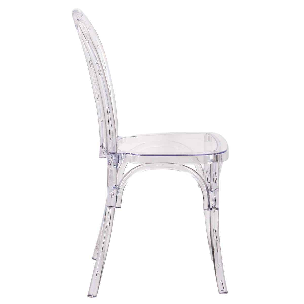 Clear Resin Bentwood Chair