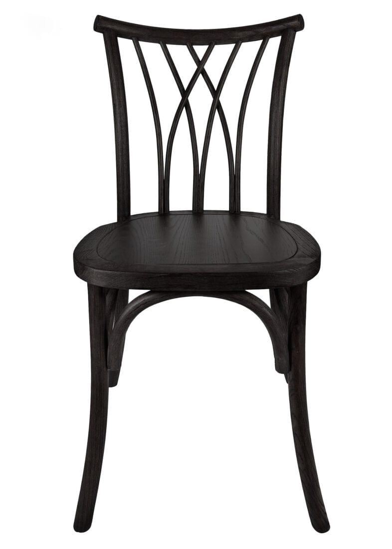 Black Wood Willow Chair