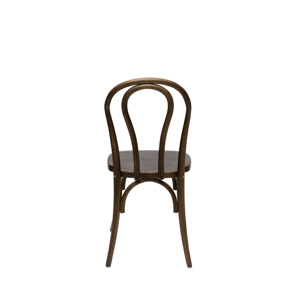 Wood Bentwood  Chair-Walnut