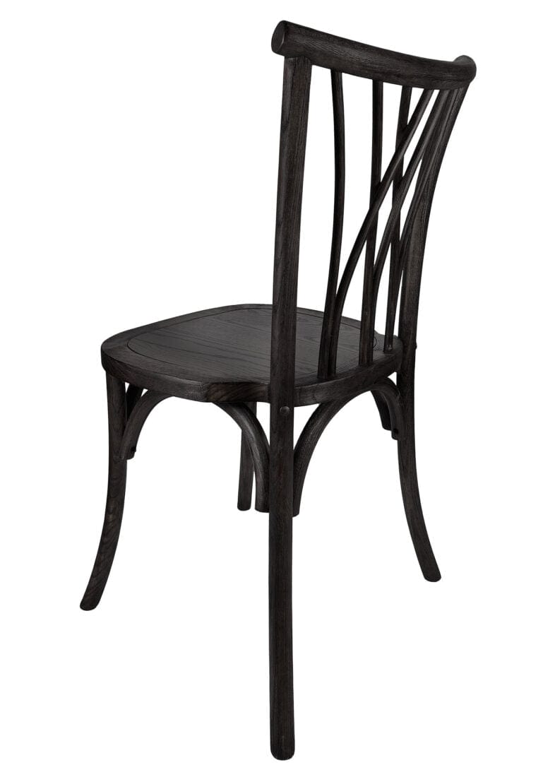Black Wood Willow Chair