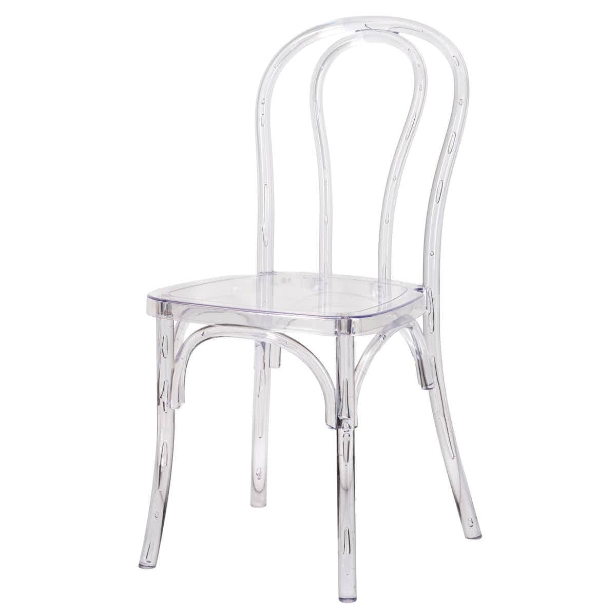Clear Resin Bentwood Chair