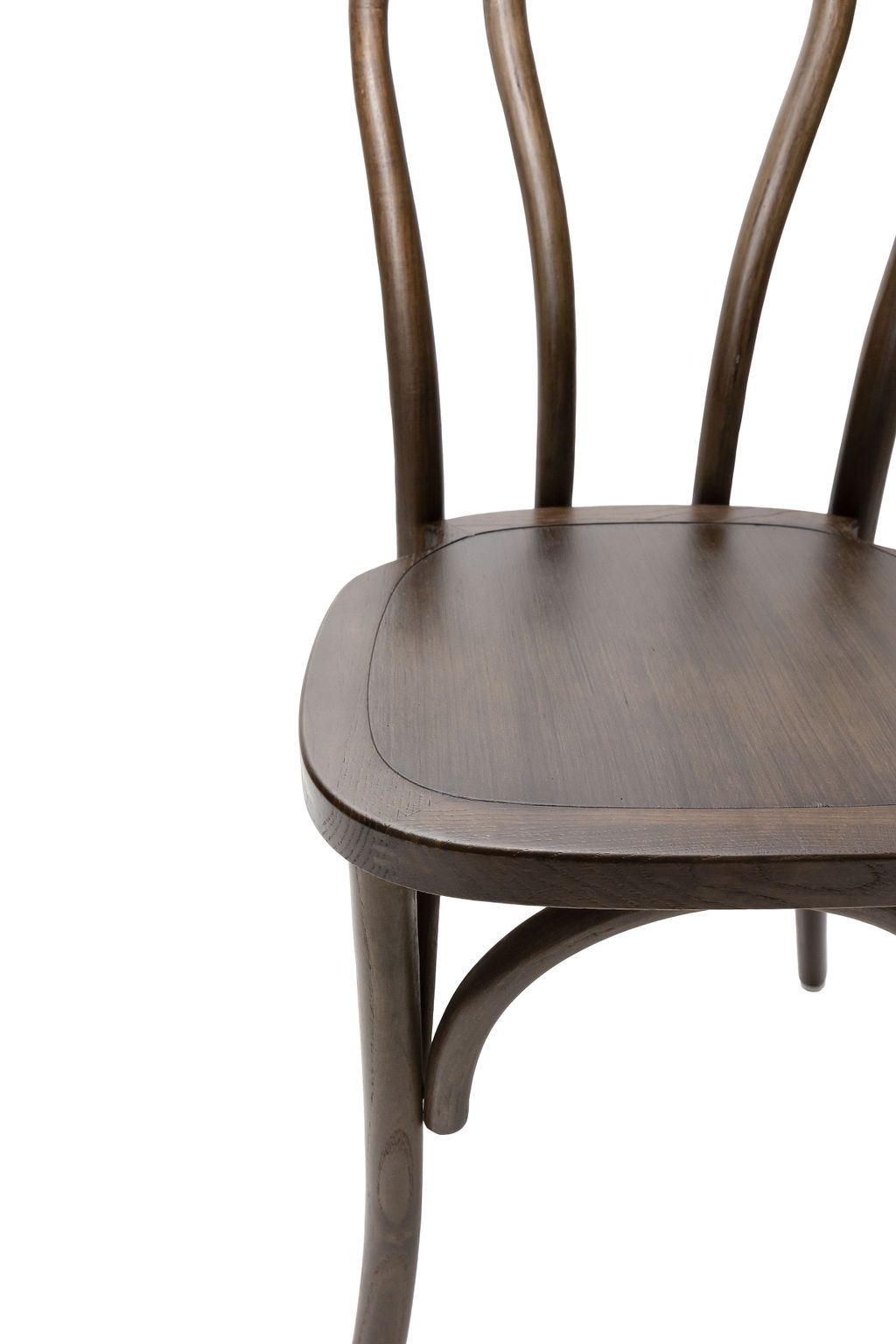 Wood Bentwood  Chair-Walnut
