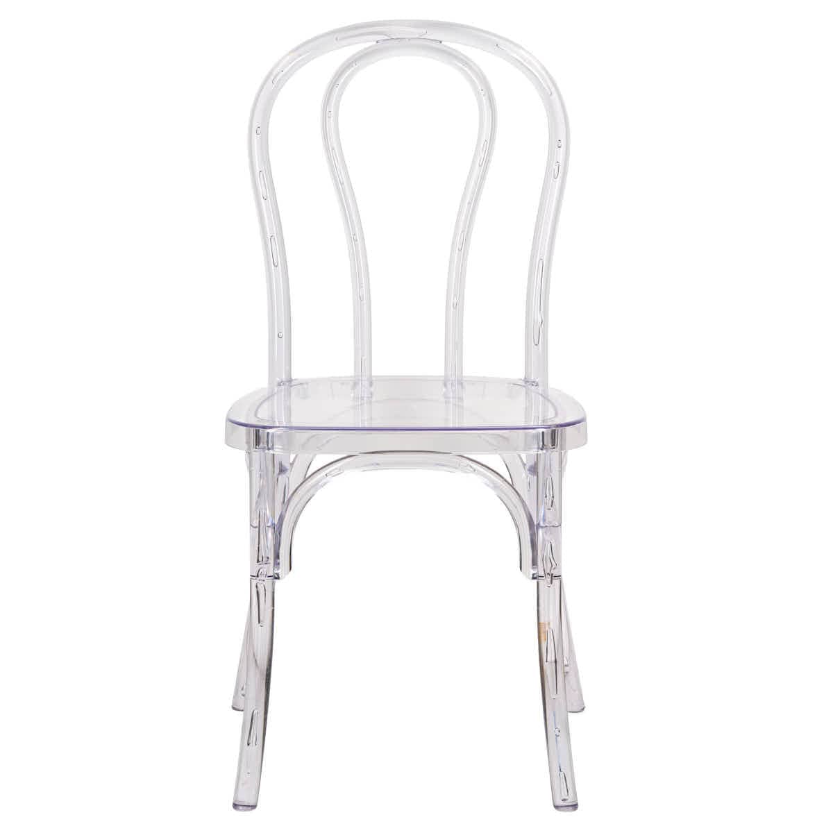 Clear Resin Bentwood Chair