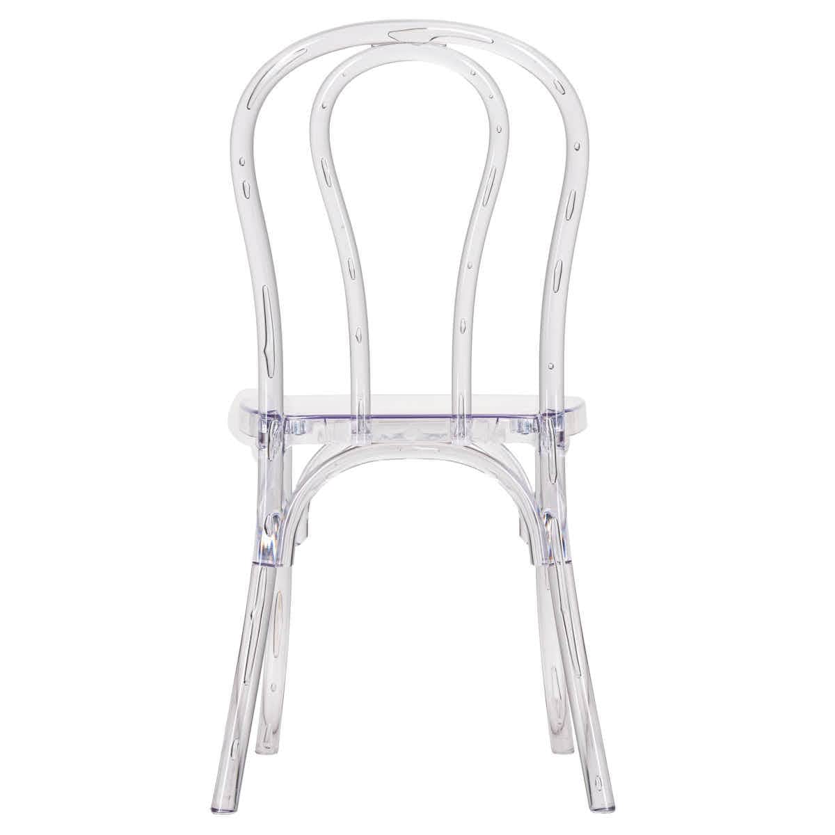 Clear Resin Bentwood Chair