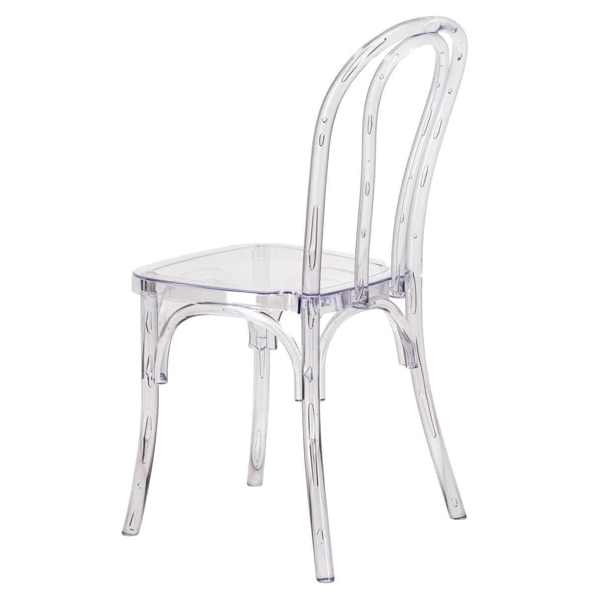 Clear Resin Bentwood Chair
