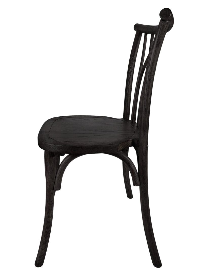 Black Wood Willow Chair