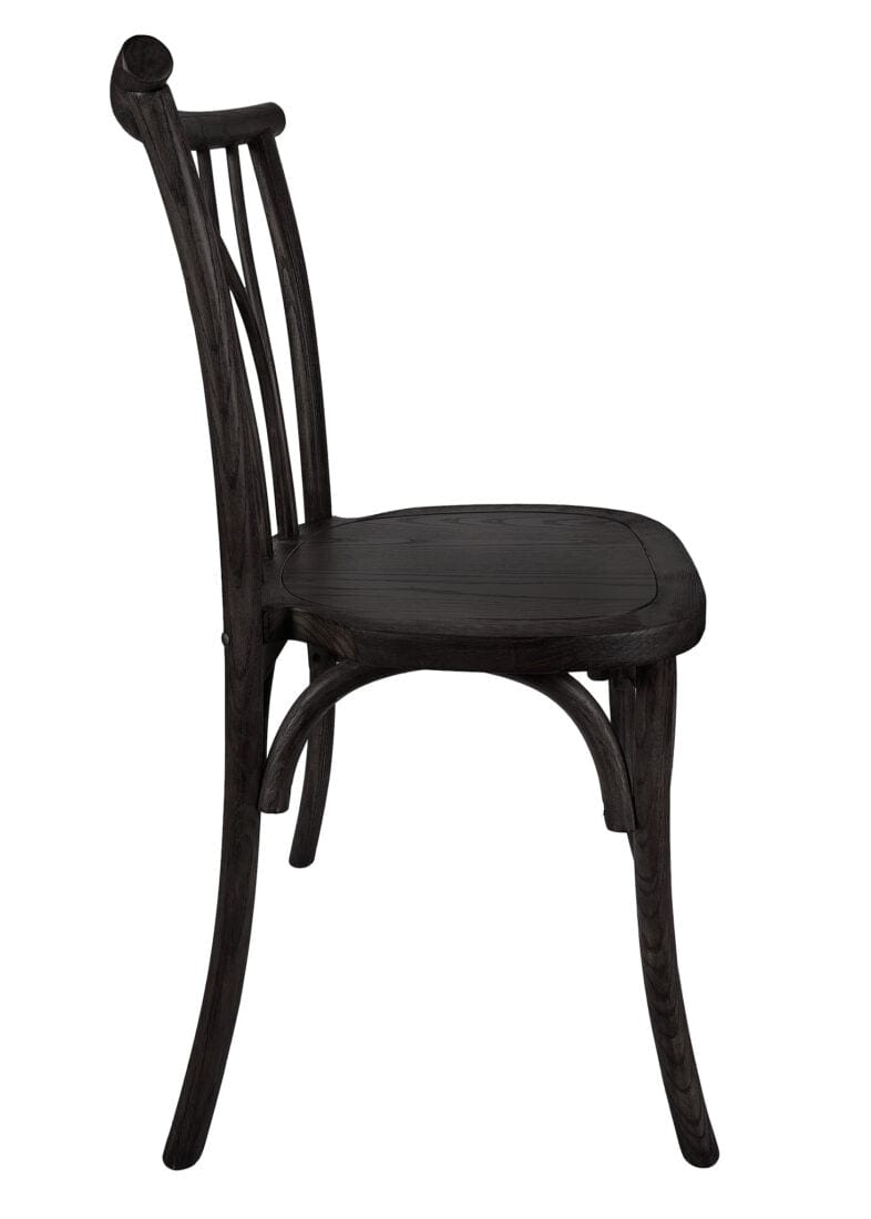 Black Wood Willow Chair
