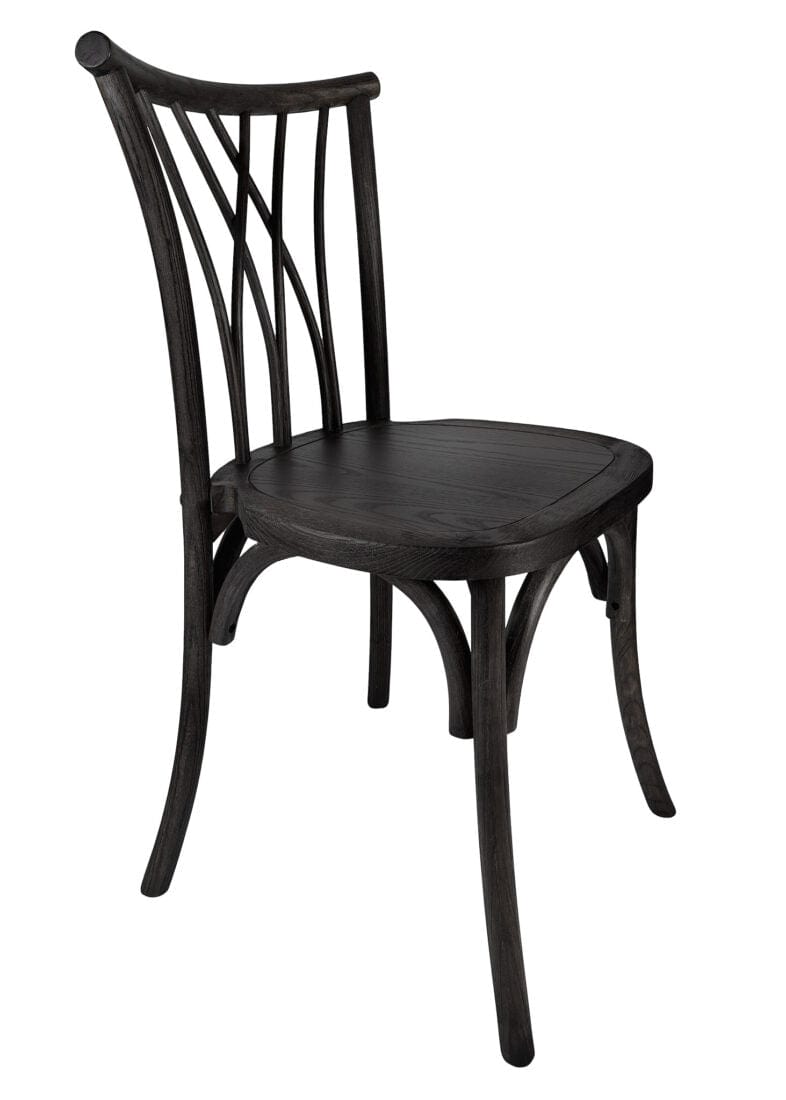 Black Wood Willow Chair
