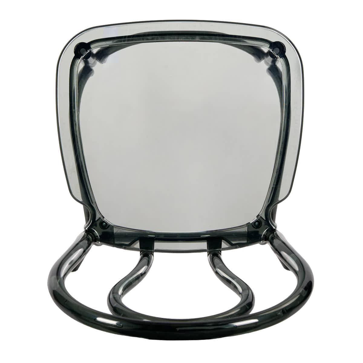 Clear Smoke Resin Bentwood Chair