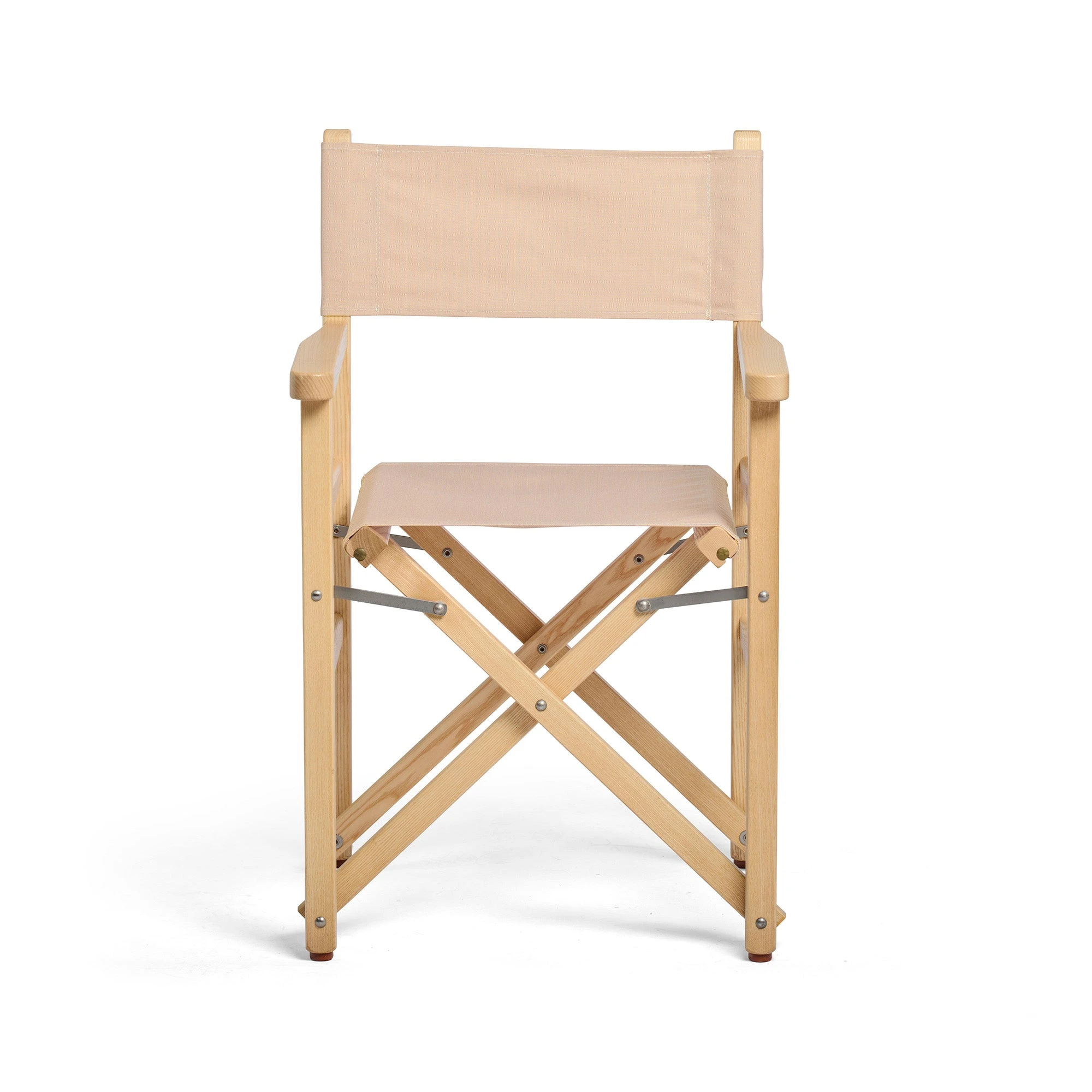 Sedia da regista pieghevole - Legno naturale con tessuto Cava Beige