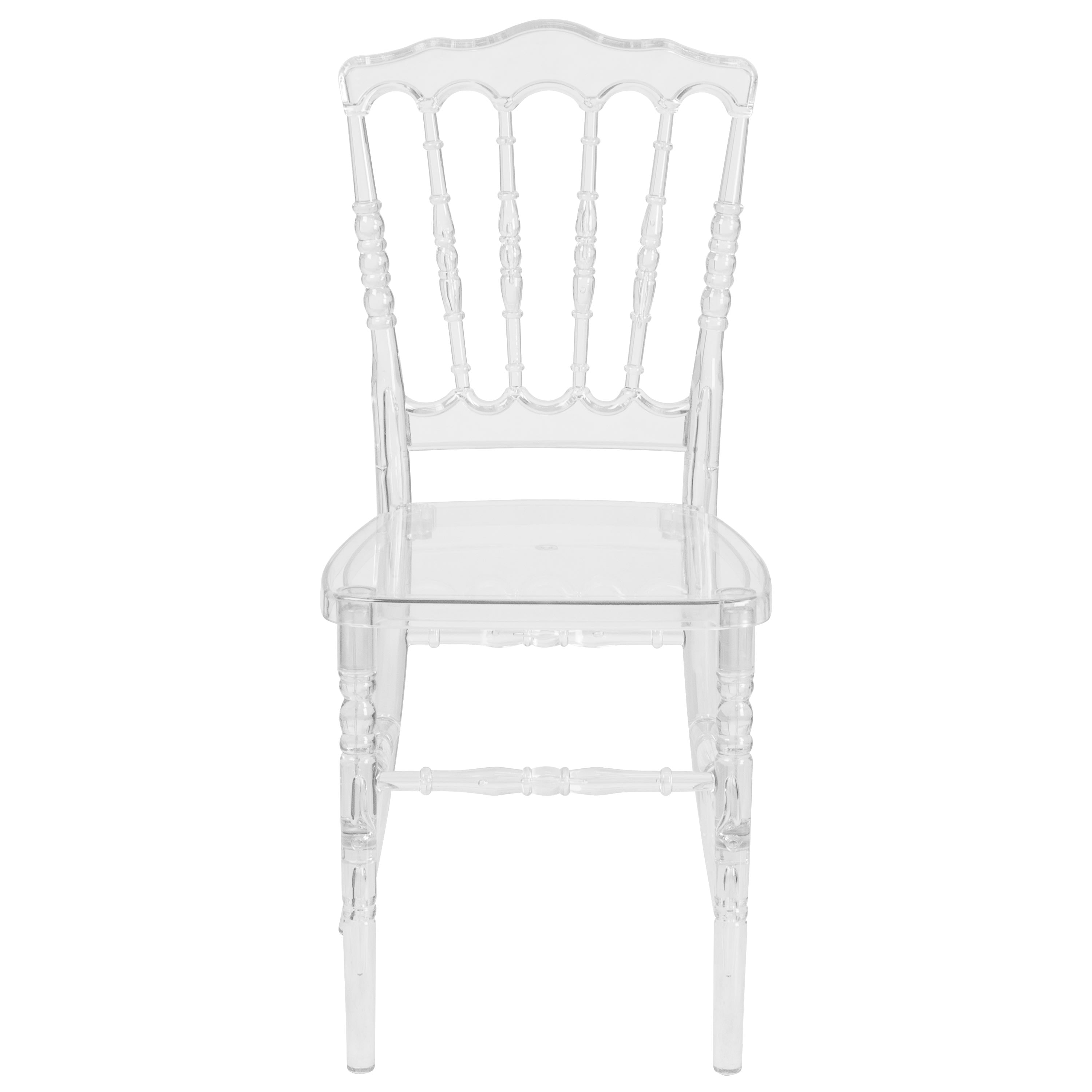 Clear Resin Napoleon Chair