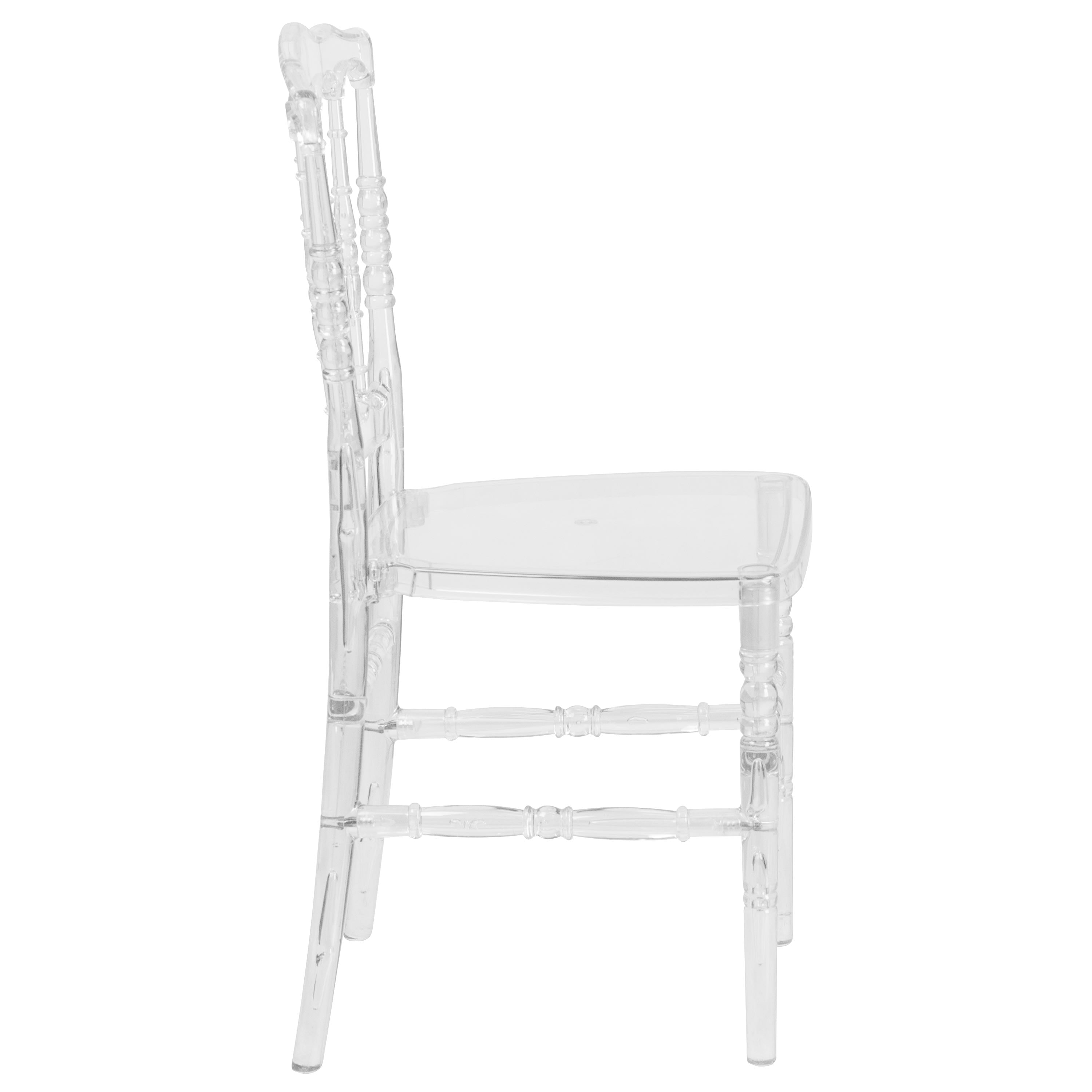 Clear Resin Napoleon Chair