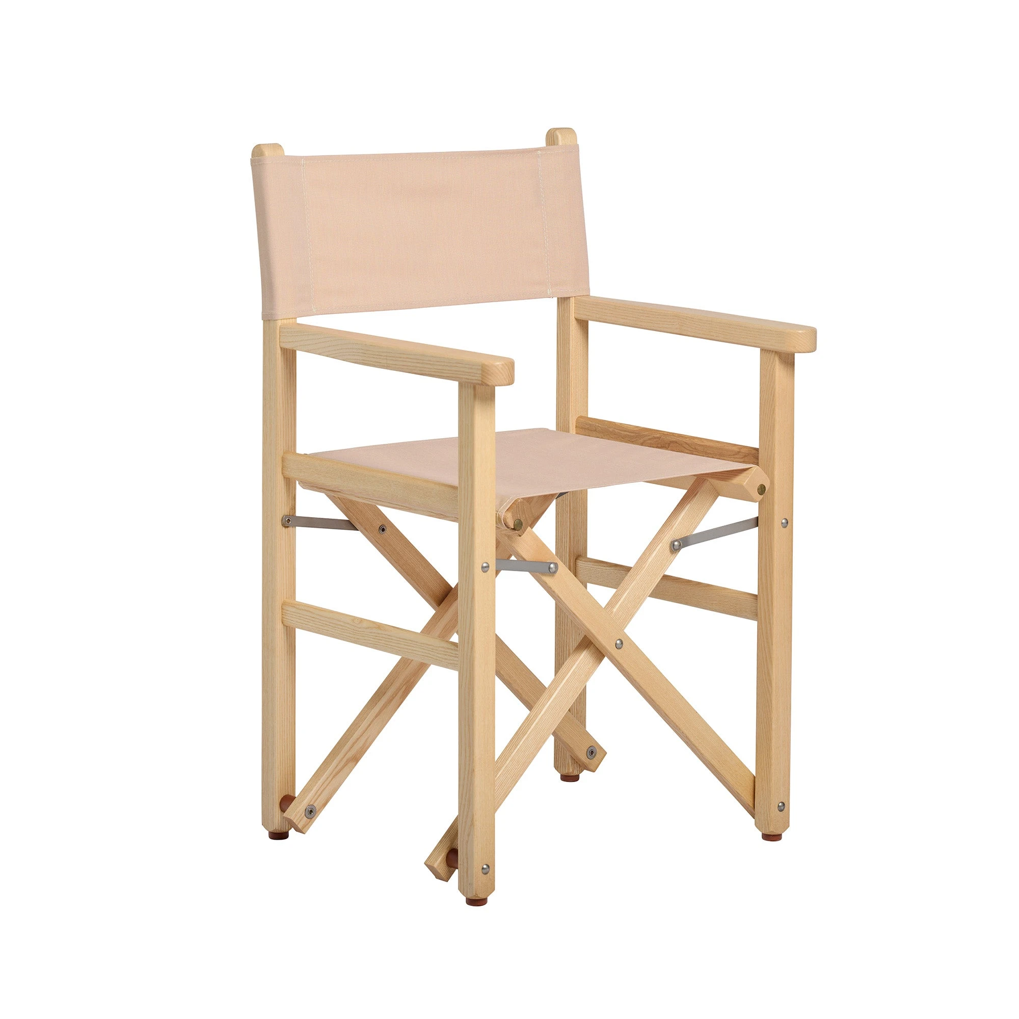 Sedia da regista pieghevole - Legno naturale con tessuto Cava Beige