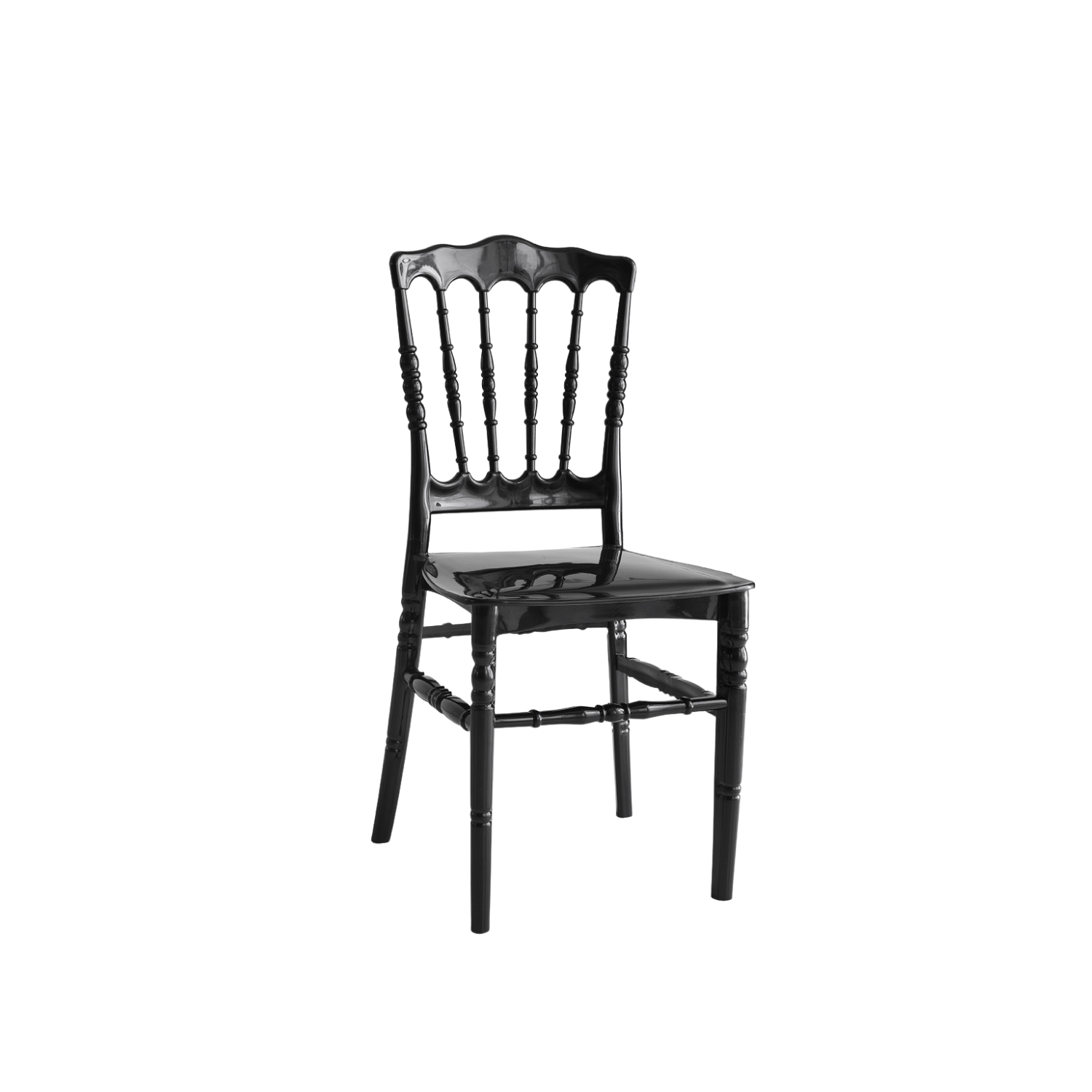 Resin Napoleon Chair-Black