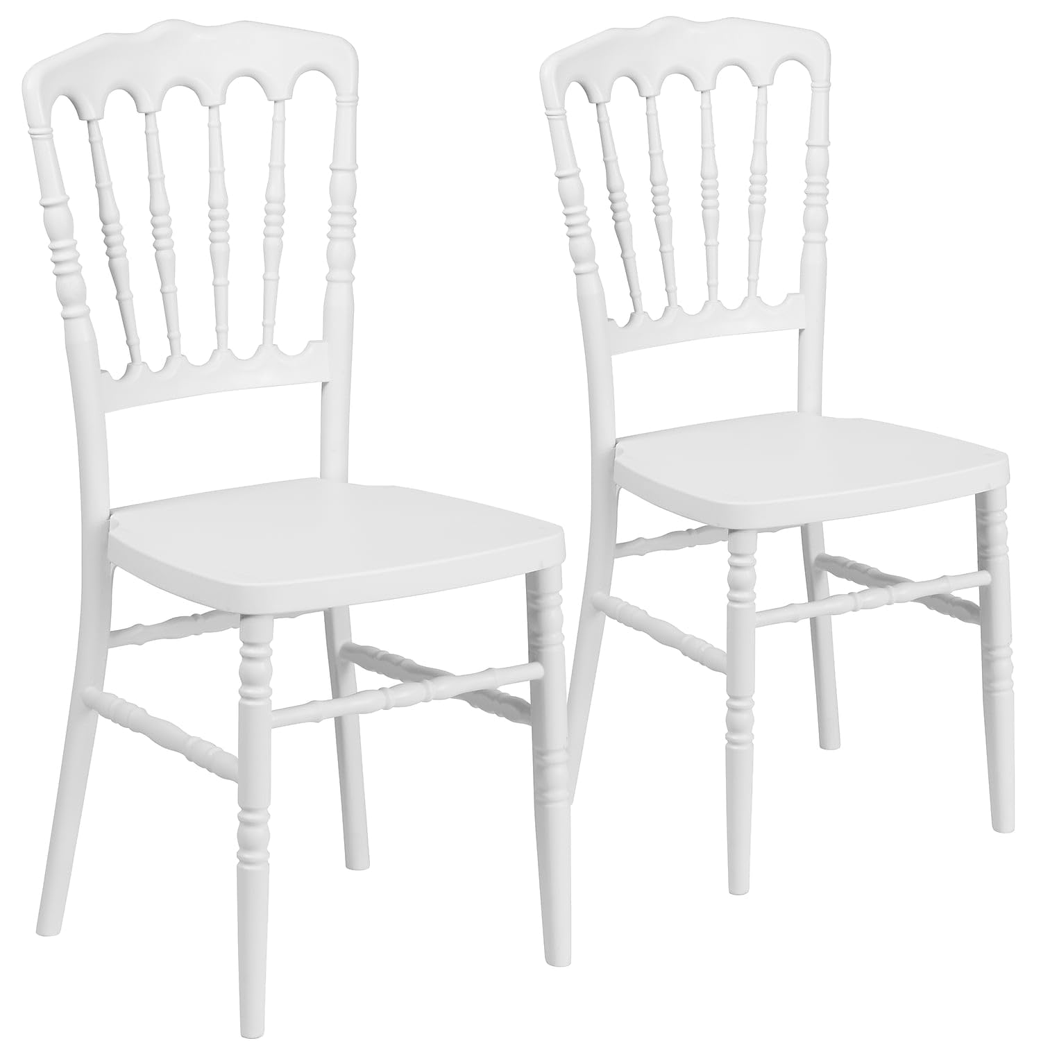 Resin Stacking Napoleon Chair-White