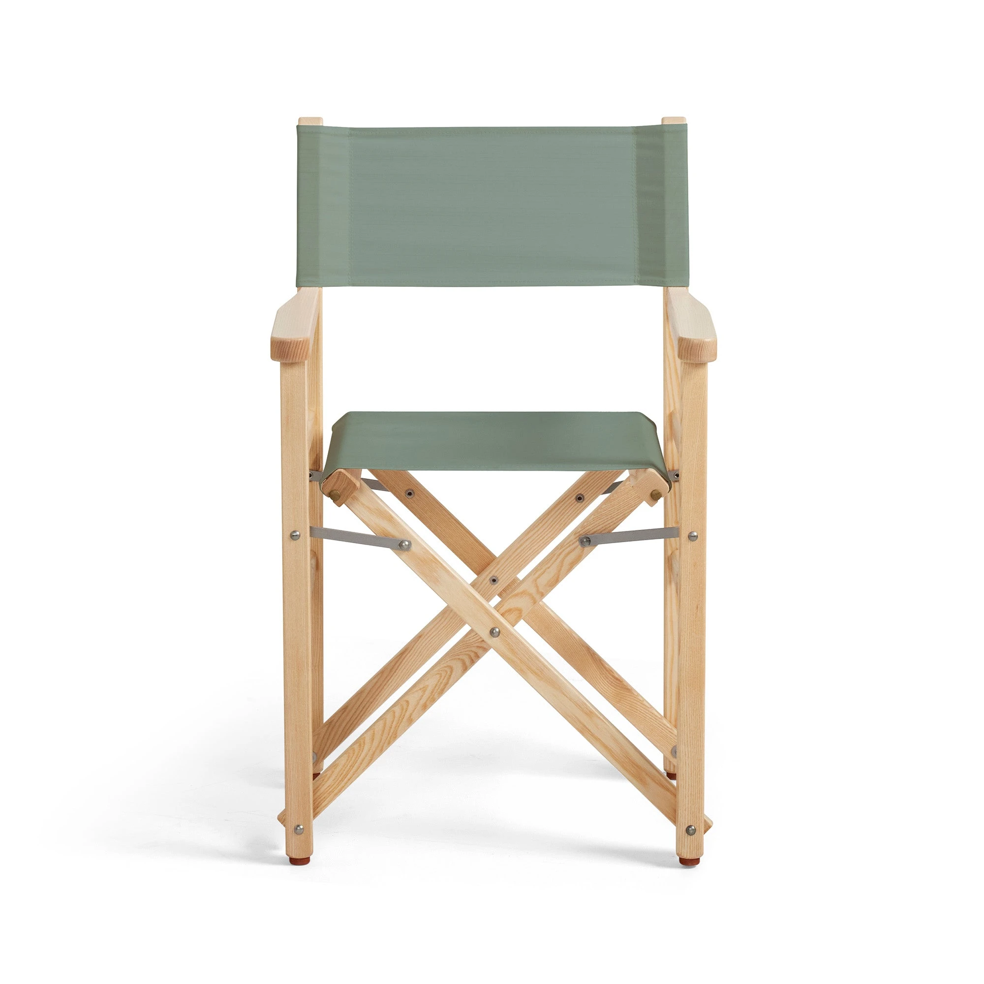 Sedia da regista pieghevole - Legno naturale con tessuto verde alpino
