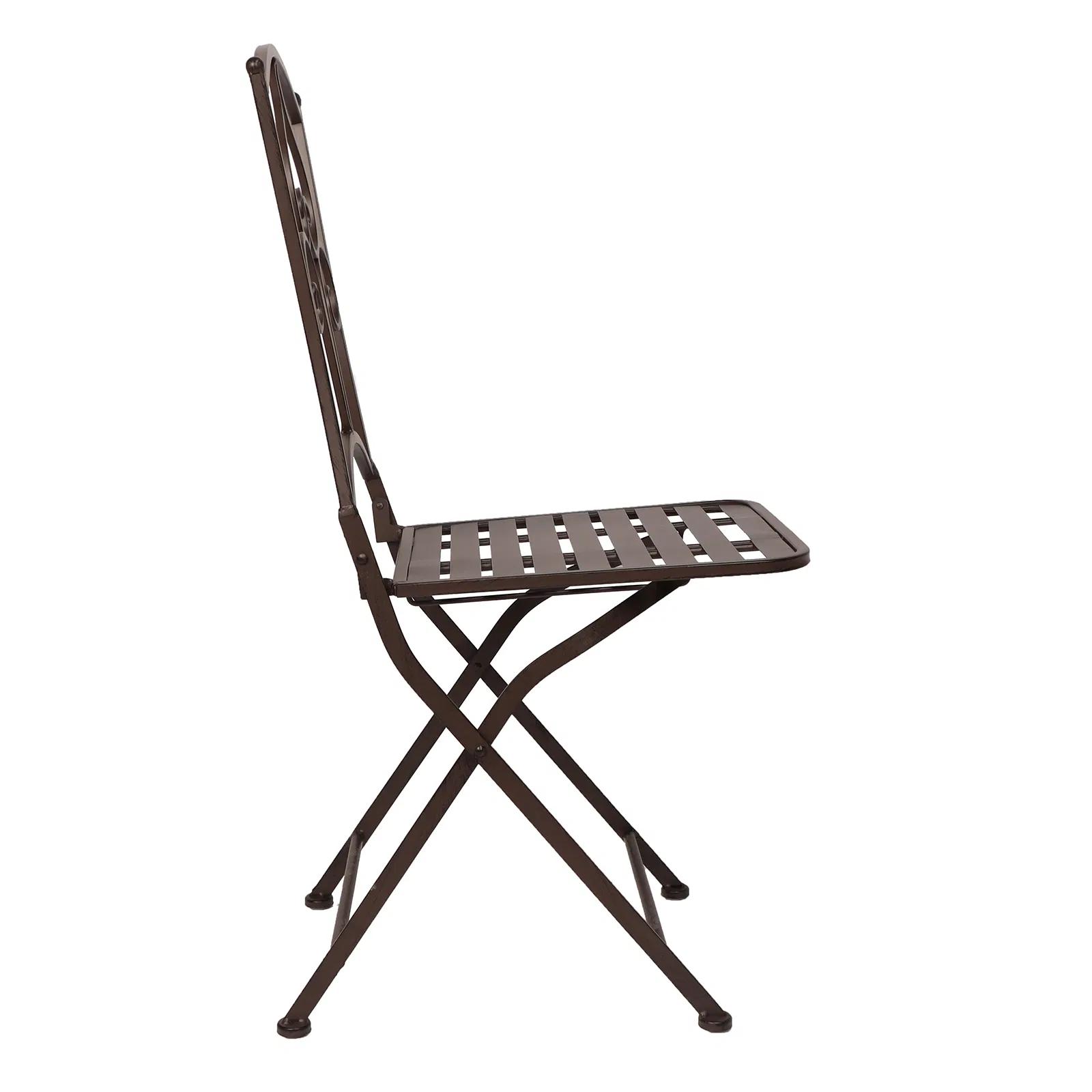 Antique Metal Folding Chairs Outdoor Patio Chairs