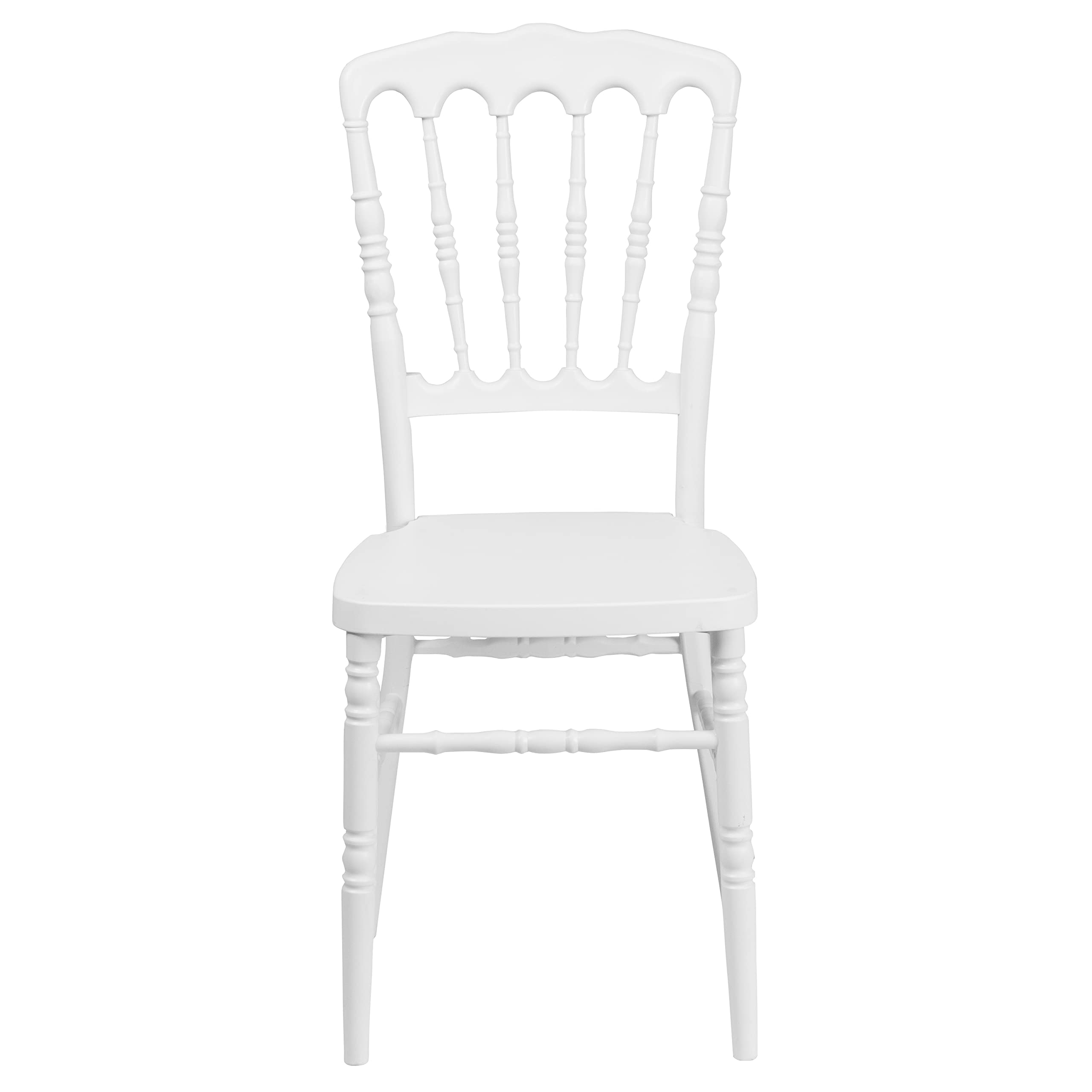 Resin Stacking Napoleon Chair-White