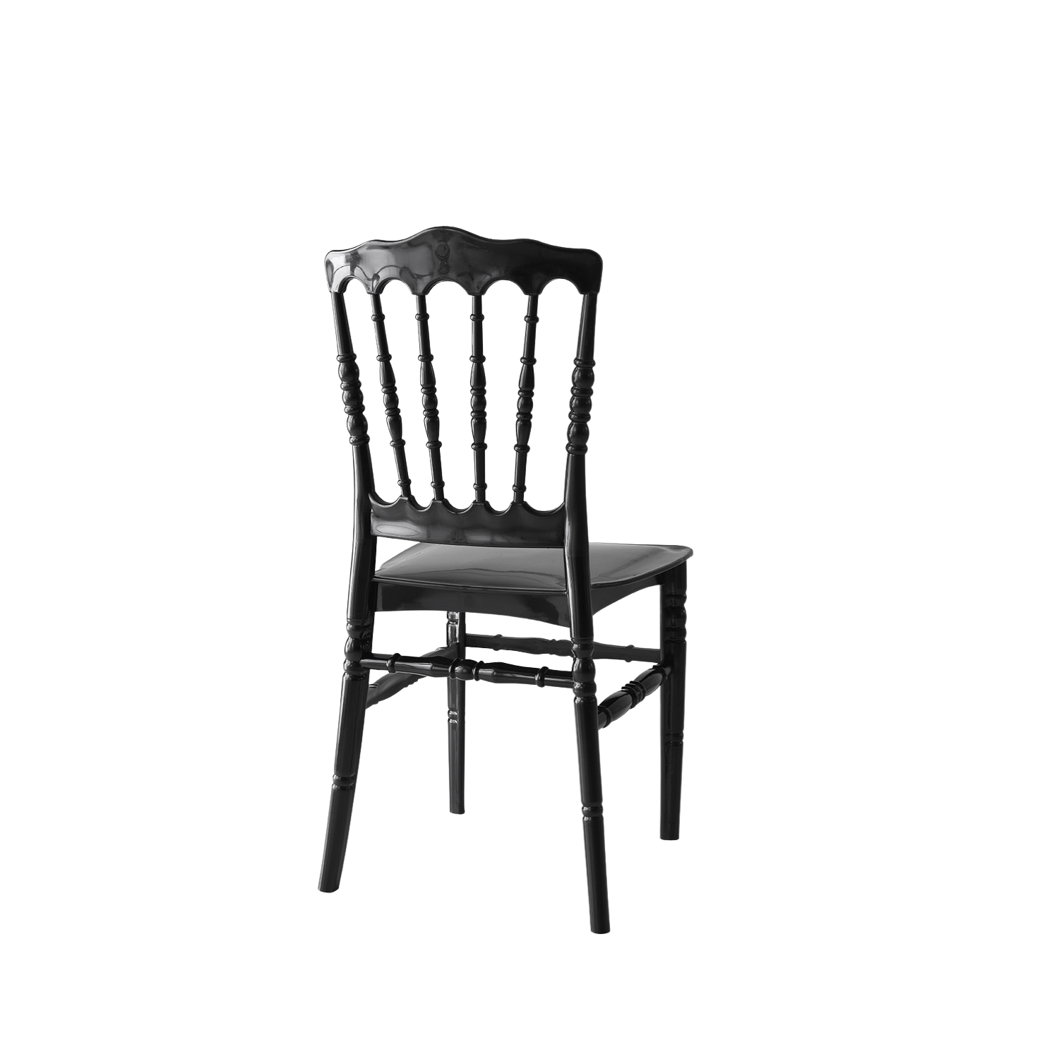 Resin Napoleon Chair-Black