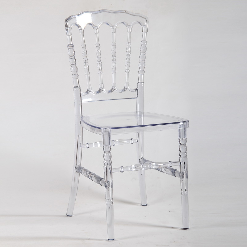 Clear Resin Napoleon Chair