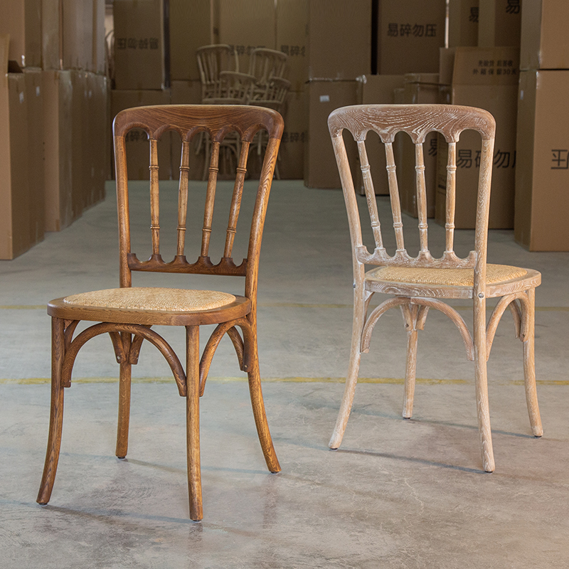 Napoleon Wedding Chair with Rattan Seat